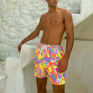 Kulani Kini Men’s Swim Trunks -Lovey Dovey